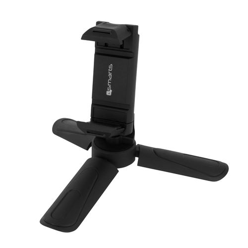 Mini Trépied Smartphone Télécommande Bluetooth Rotatif 360° Compact 4Smarts Noir
