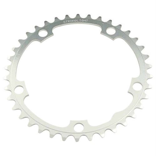 Plateau route diam 130 inter 42dts argent alu 5083 strong 8/9/10v. 5 branches