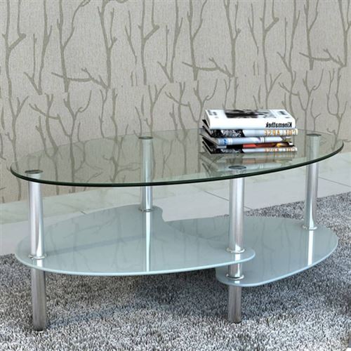 Vidaxl - Table basse avec design exclusif Blanc Blanc