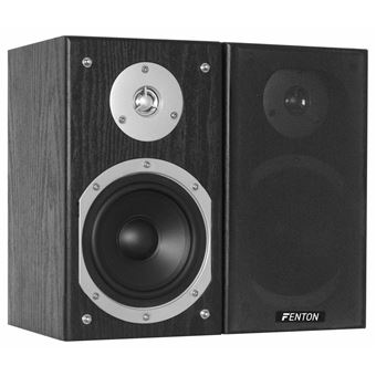 Skytronic SHFB55B Paire d'enceintes Hifi de bibliothèque 140W - noir - 1