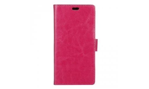 Etui type portefeuille fushia Asus ZenFone-3-MAX-PLUS ZC553KL