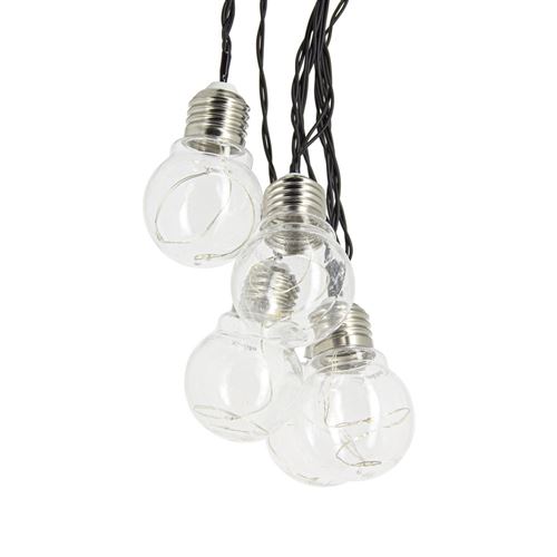 Xanlite|Guirlande d'ampoule LED P45 - 5 m - RVB|GRL5PRVBT