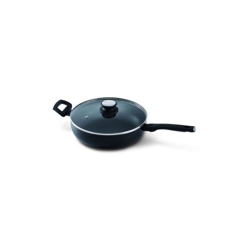 Kitchen Fun By Beka 13855284 Salsa Sauteuse + Couvercle 28 Cm - Tous Feux + Induction - Noir