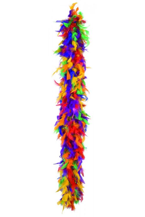 Boa plumes 180 cm multicolore 50 gr