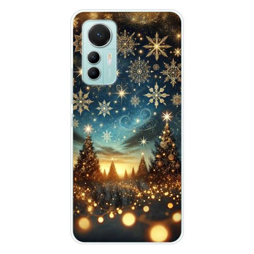 Coque en silicone imprimée compatible Xiaomi Mi 12 Lite NO Magie de Noël