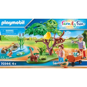 Playmobil Family Fun 70344 Panda roux avec enfants