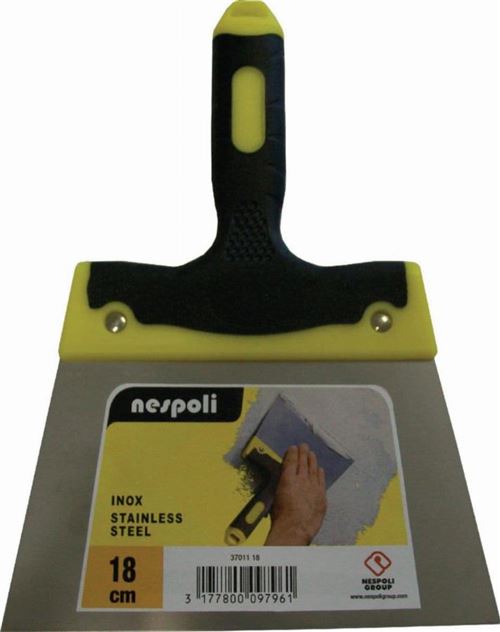 Couteau à enduire inox bi-matière 20 cm NESPOLI - 37011 20