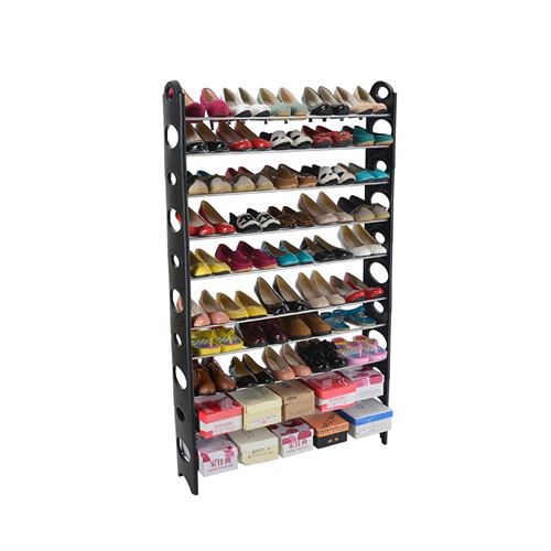 Garnier - Meuble à chaussures empilable - 50 paires - 154.5 x 90 x 20 cm - Image 3