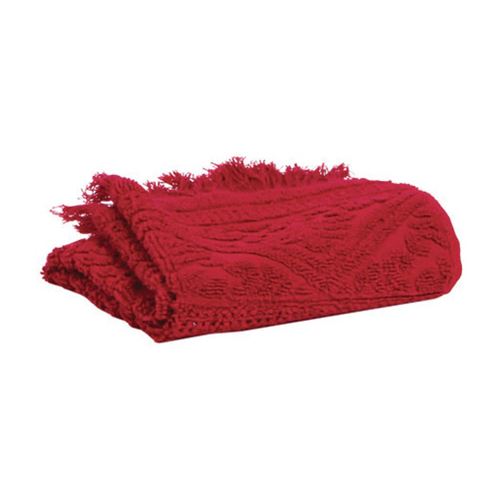 Drap de Douche Zoe rouge 70 x 140 cm Vivaraise