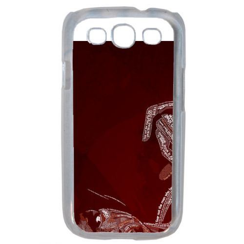 Coque bruce lee typographie compatible samsung s3 mini transparent