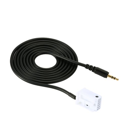 KKmoon AUX Mode d'entrée de câble de voitures AUX-in Audio Câble Adaptateur pour iPod 3.5mm Phone MP3 pour Mercedes Benz W169 W203 W209 W251