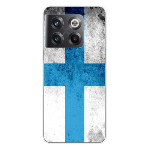 Coque en silicone imprimée compatible OnePlus 10T 5G Drapeau Marseille