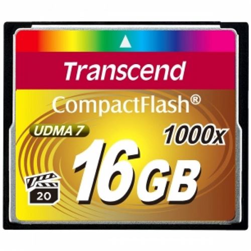 Transcend Ultimate - Carte mémoire flash - 16 Go - 1000x - CompactFlash