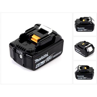 Batterie Makita MAKSTAR Liion 18 V  6 Ah BL1860B  1974224 - 1