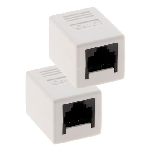 2 raccords RJ45 F/F CAT6