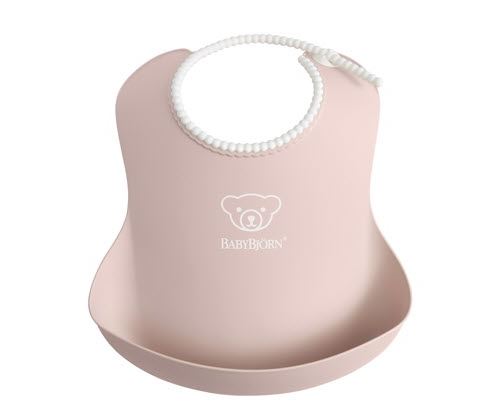 Bavoir Souple BabyBjorn - Rose Poudré