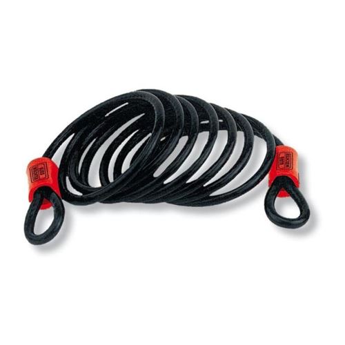 Antivol à câble spiralé Burg Wächter 750 250 noir