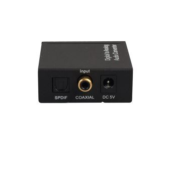 Convertisseur numérique-analogique, Fiber coaxiale optique SPDIF vers RCA,  adaptateur Audio Jack 3.5mm avec câble optique