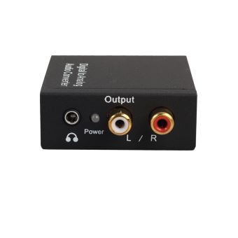 14€02 sur Optique coaxial numérique Toslink Adaptateur Convertisseur audio  analogique L / R RCA 3,5 mm - Accessoires pour drones - Achat & prix