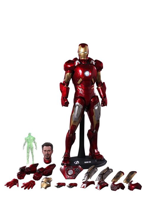 Figurine Hot Toys MMS185 - Marvel Comics - The Avengers - Iron Man Mark 7 Deluxe Version