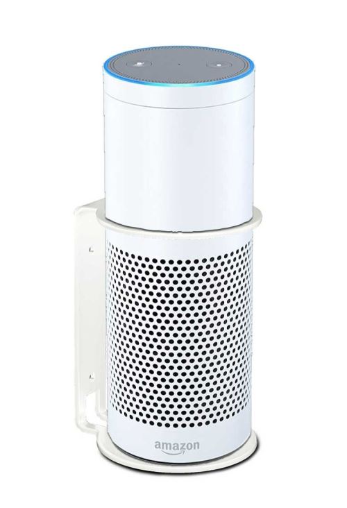 Vebos support mural Amazon Echo blanc