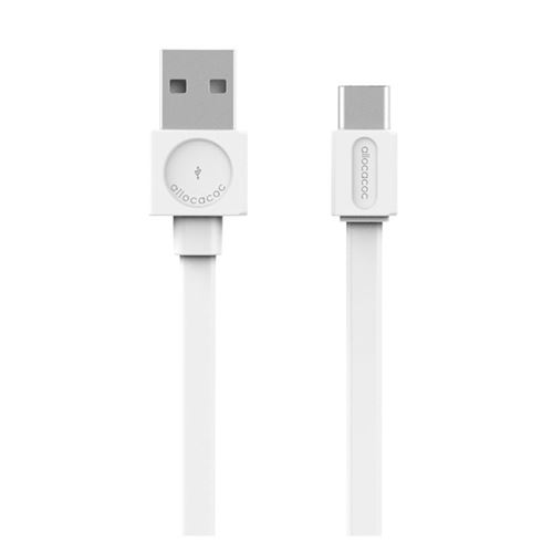 Allocacoc 10453WT/USBCBC câble USB USB A USB C Blanc - Câbles USB (USB A, USB C, Male Connector/Male Connector, Blanc)