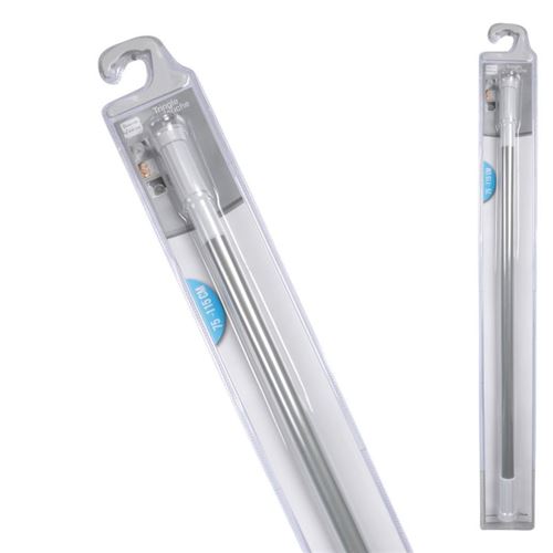 Paris Prix - Tringle De Douche extensible 75-115cm Argent