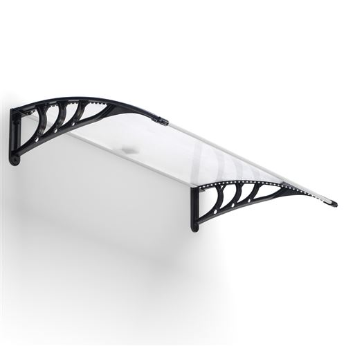 Marquise d'accueil à LED solaire 80X120 cm polycarbonate