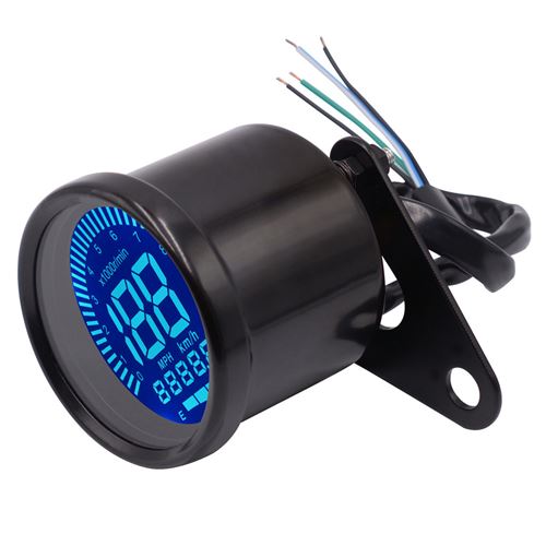 Compteur Moto Tachymètre Vitesse Compteur Kilométrique Huile Jauge Multifonction 7 Lcd Couleur BT1144