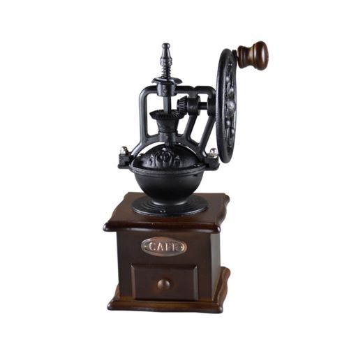Cafetière Manivelle Multifonction Voyage en plein air Le nouveau marron