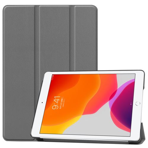 GENERIQUE - Étui pour iPad 10.2 (2019) - Support Tri-pliure - Gris - Image 3