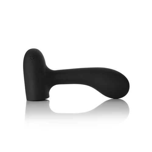 OOH BY JE JOUE Large Butt Plug - Plug en Silicone Doux sans Phtalates, Stimulateur Prostatique Compatible avec les Moteurs Je Joue, Noir