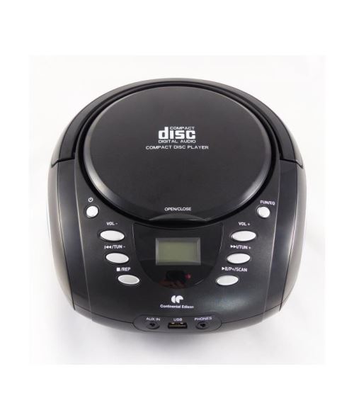 Continental edison bbox16b4 boombox cd usb radio
