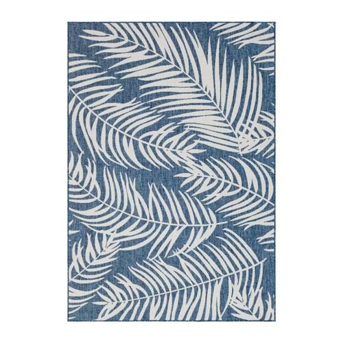 nazar tapis extérieur / intérieur moa - 120 x 160 cm - bleu
