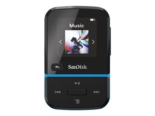 SanDisk Clip Sport Go - Lecteur numérique - 32 Go - bleu - État correct SanDisk sur Fnac