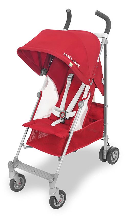 MACLAREN GLOBETROTTER Poussette Pliable/Multifonctionnelle Cardinal/Blanc