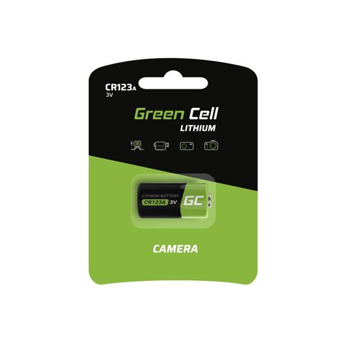 Batterie au lithium Green Cell CR123A 1400mAh