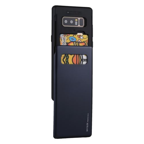 Galaxy Note 8 Coque Protection Plastique Combinaison bleu foncé ALS51967