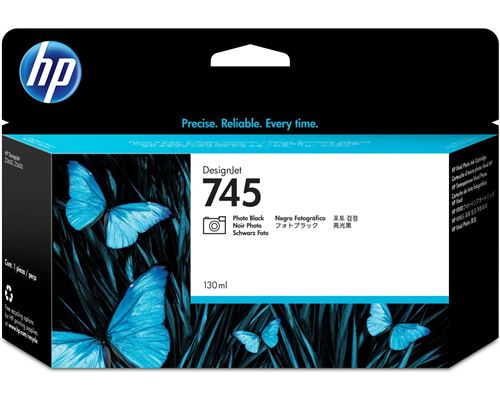 HP - 745 - Cartouche d'encre - DesignJet Z2600 PostScript - Z5600 PostScript - 130 ml - Noir - Image 4