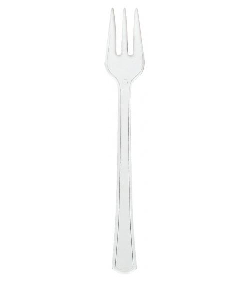 Amscan fourchette transparente 10,5 cm 40 pièces