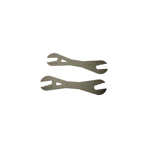 Outil reglage moyeu de roue var 13/14/15/16/17/18 mm - jeu de 2 cles (cle a cone)