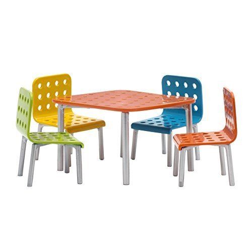 Melody Lundby Stockholm 118 Dolls Garden House Patio Terrace Furniture Table Chairs