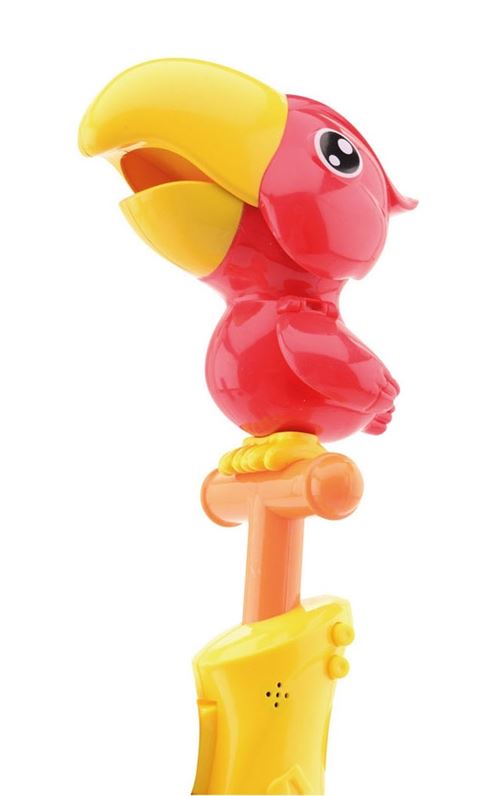 Johntoy perroquet interactif rouge 11 cm
