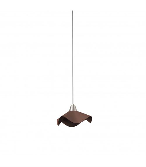 Suspension cuir marron Helga
