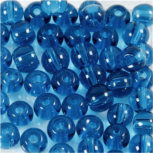 Creotime perle ronde turquoise 4 mm 45 pièces