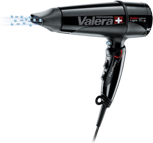Valera Taitettava ammattimainen Swiss Light 5400 Ionic Tourmaline -hiustenkuivaaja