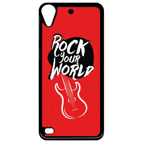 Coque htc desire 630 rock your world fond rouge