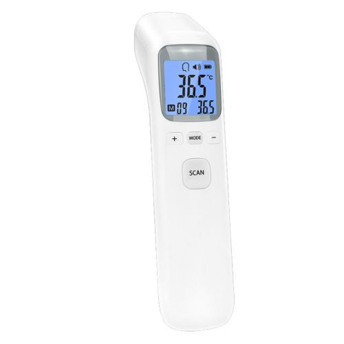 Thermomètre frontal sans contact(batterie non incluse)-Blanc
