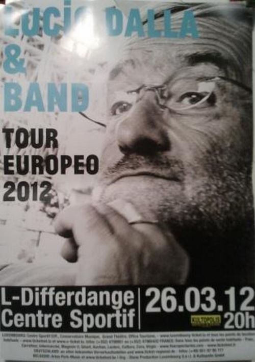 Lucio DALLA & band - 30x50 cm - AFFICHE / POSTER