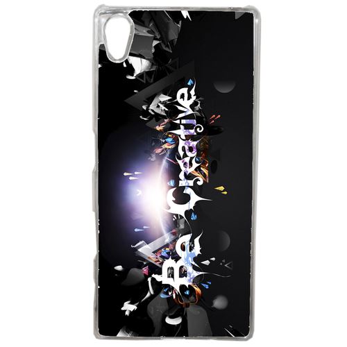 Coque Sois Créatif Art Graphique Compatible Sony Xperia Z4 Transparent